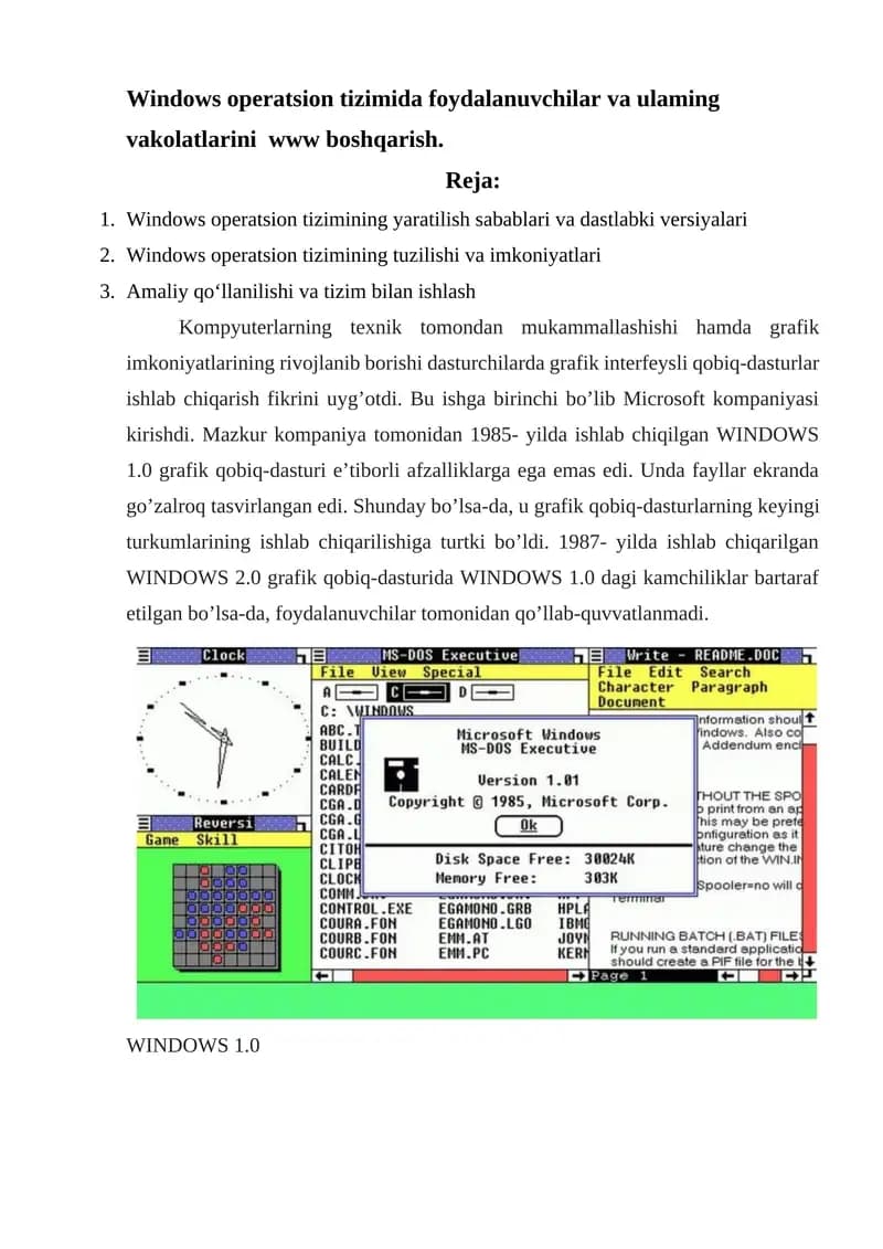 Windows operatsion tizimi