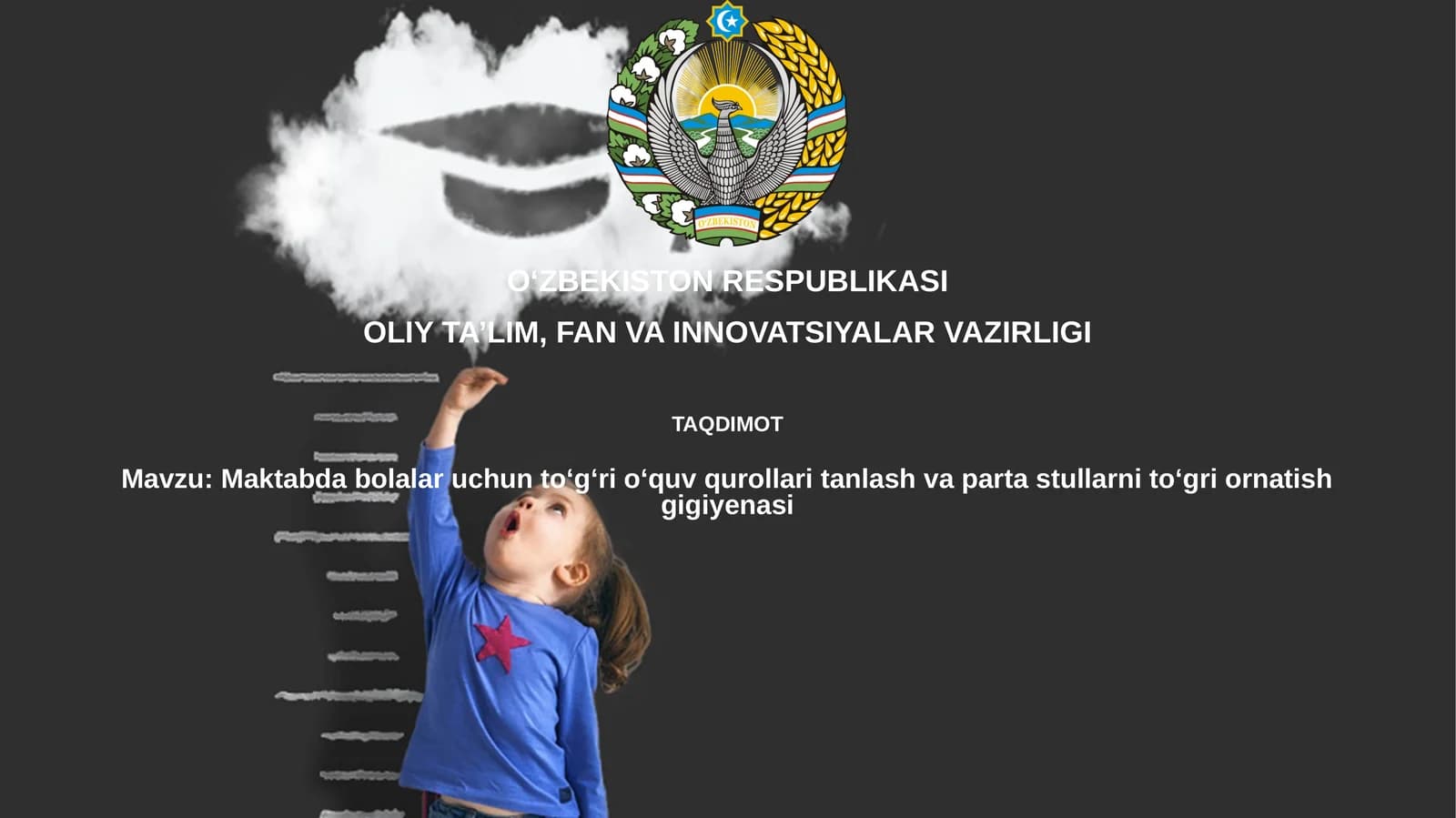 Maktabdagi bolalar uchun gigiyena qurollari