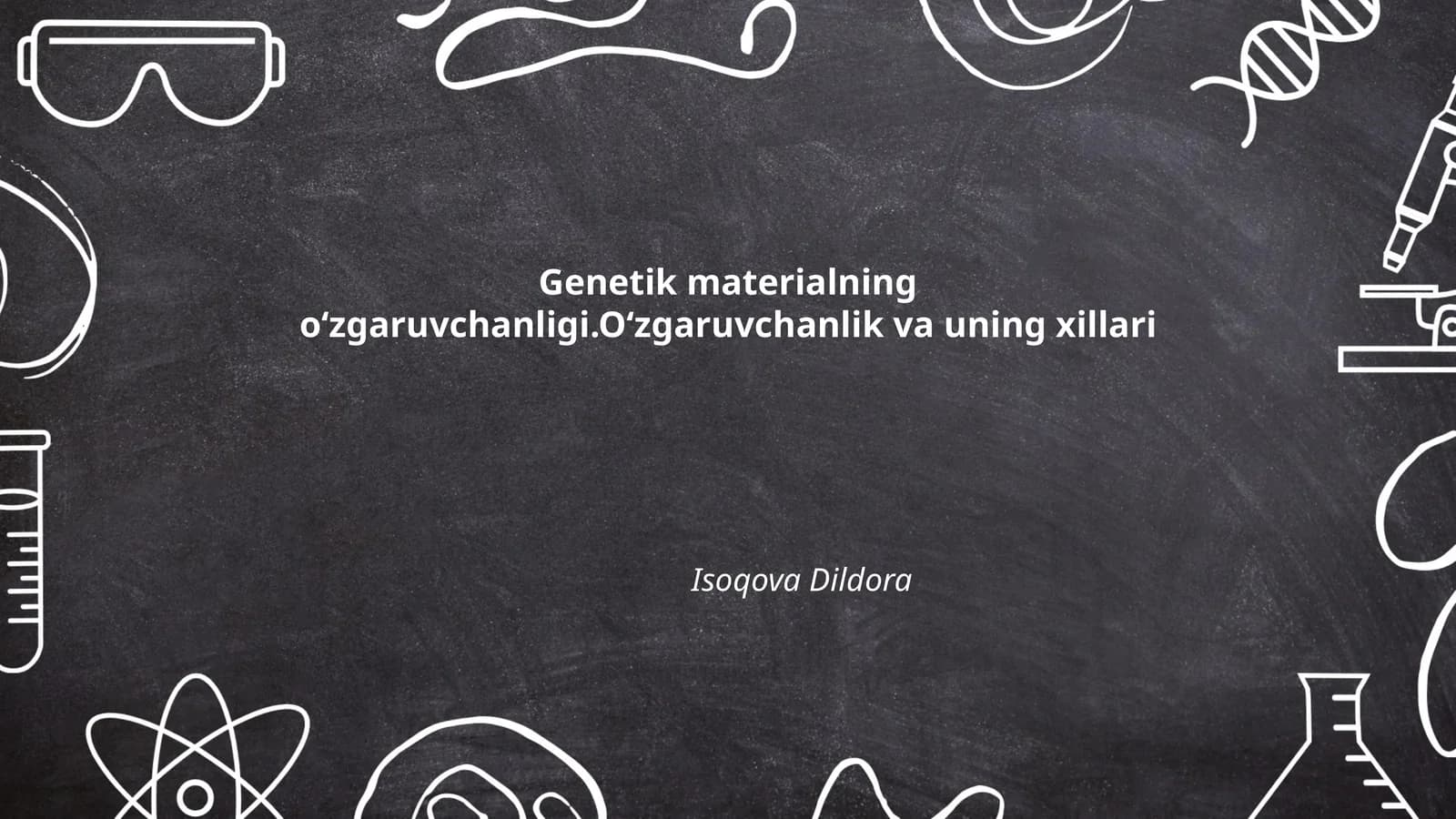 Genetik materialning oʻzgaruvchanligi