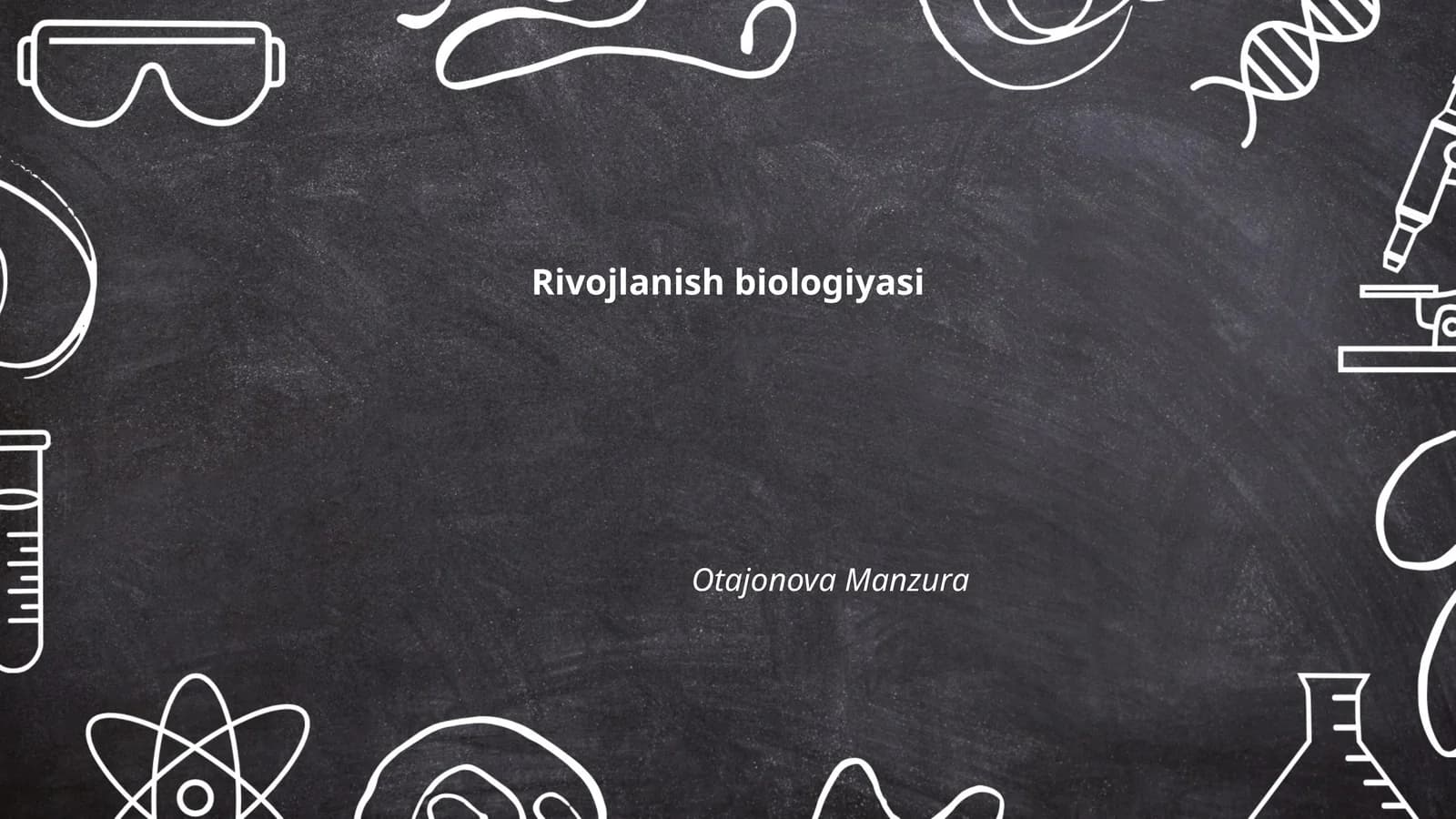 Rivojlanish biologiyasi