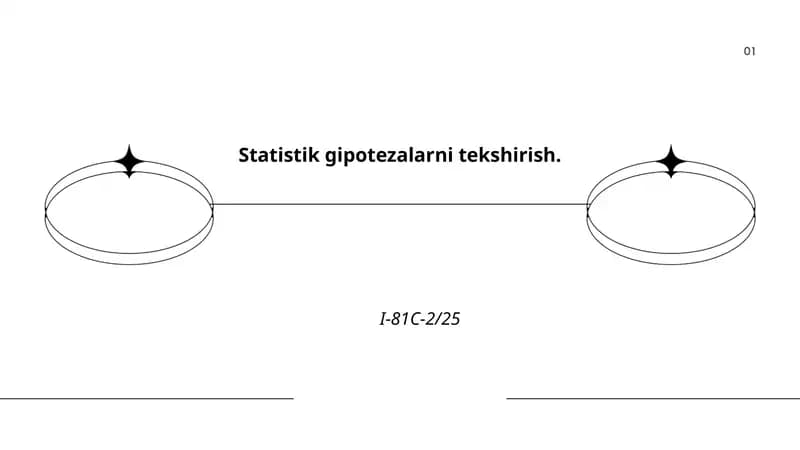 Statistik gipotezalarni tekshirish