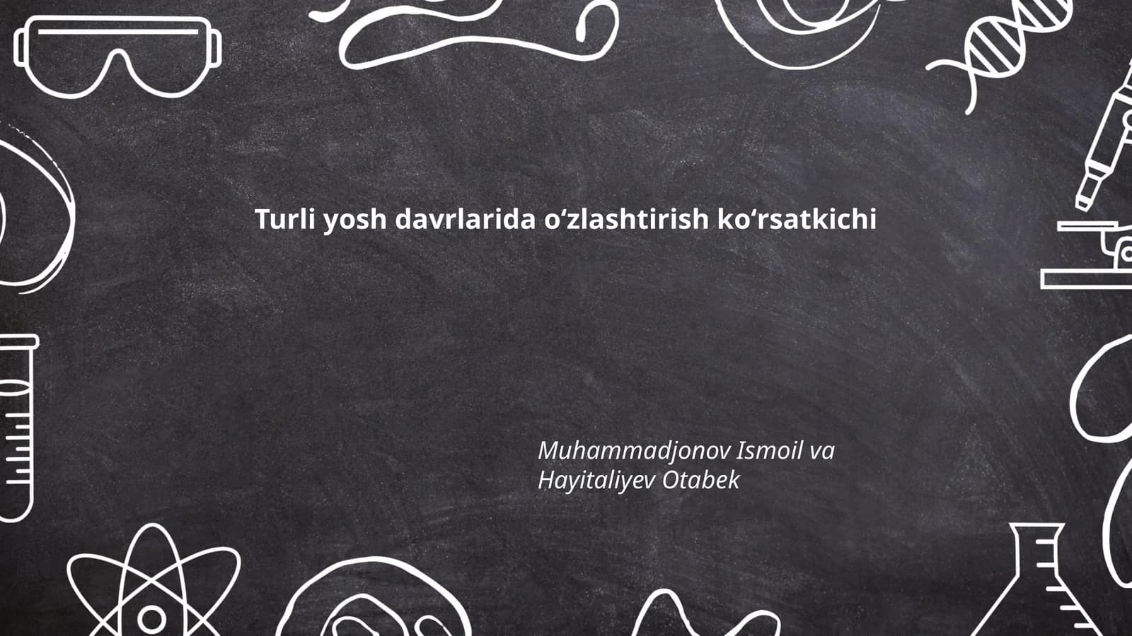 Turli yosh davrlarida oʻzlashtirish koʻrsatkichi