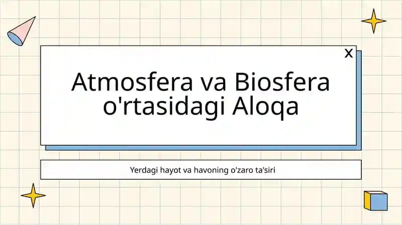 Atmosfera va Biosfera