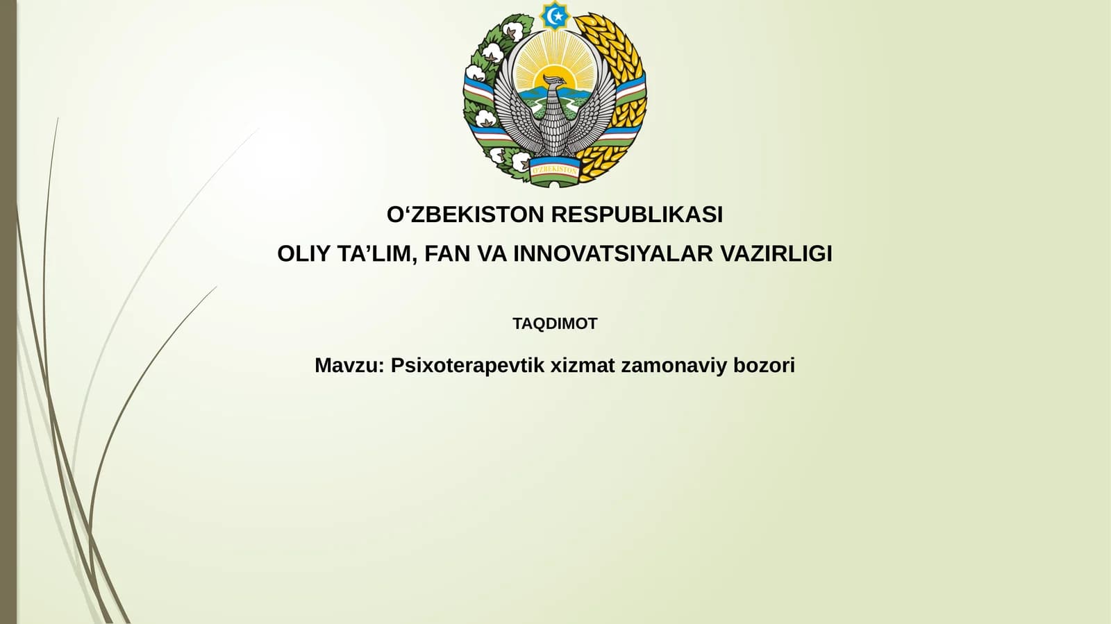 Psixoterapevtik xizmatlar bozori