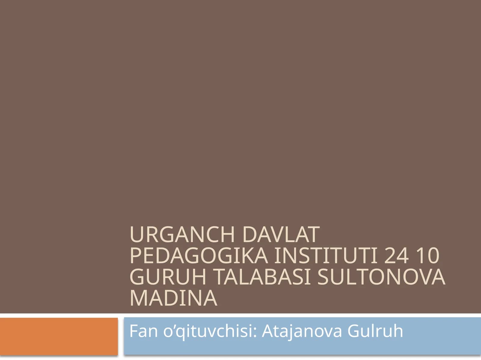 O'quv ekranida namoyish etiladigan kinolentalar yordamida o'quv mashg'ulotlarini tashkiletish