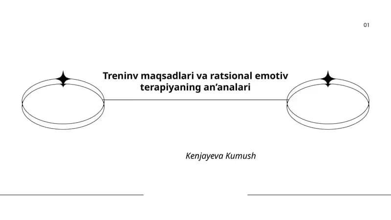 Treninv maqsadlari va ratsional emotiv terapiyaning an’analari