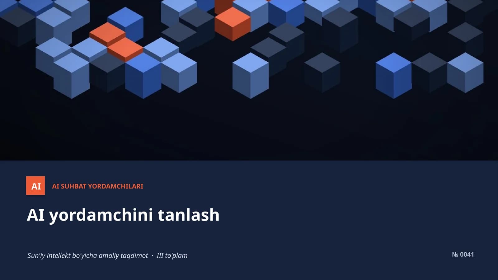 AI SUHBAT YORDAMCHILARI