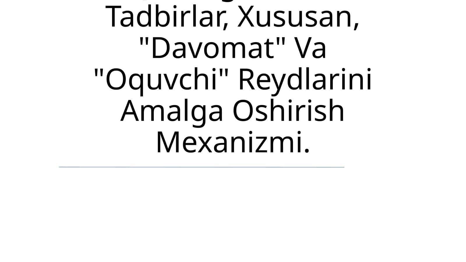 O'Quvchilar Tomonidan Amaldagi Qonunlar Bilan Taqiqlangan Va Jamiyatda Umumetirof Etilgan Axloq Normalariga Zid Hatti-Harakatlar Sodir Etilishning Oldini Olishga Qaratilgan Turli Tadbirlar