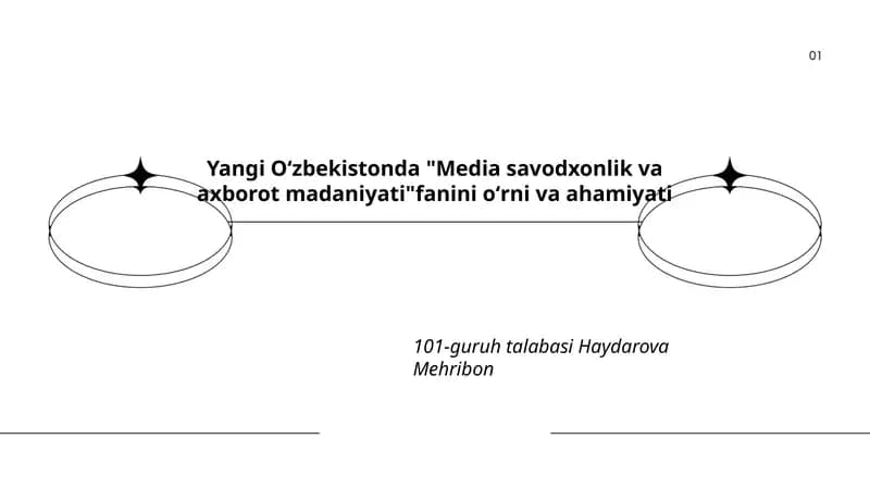 Media savodxonlik va axborot madaniyati