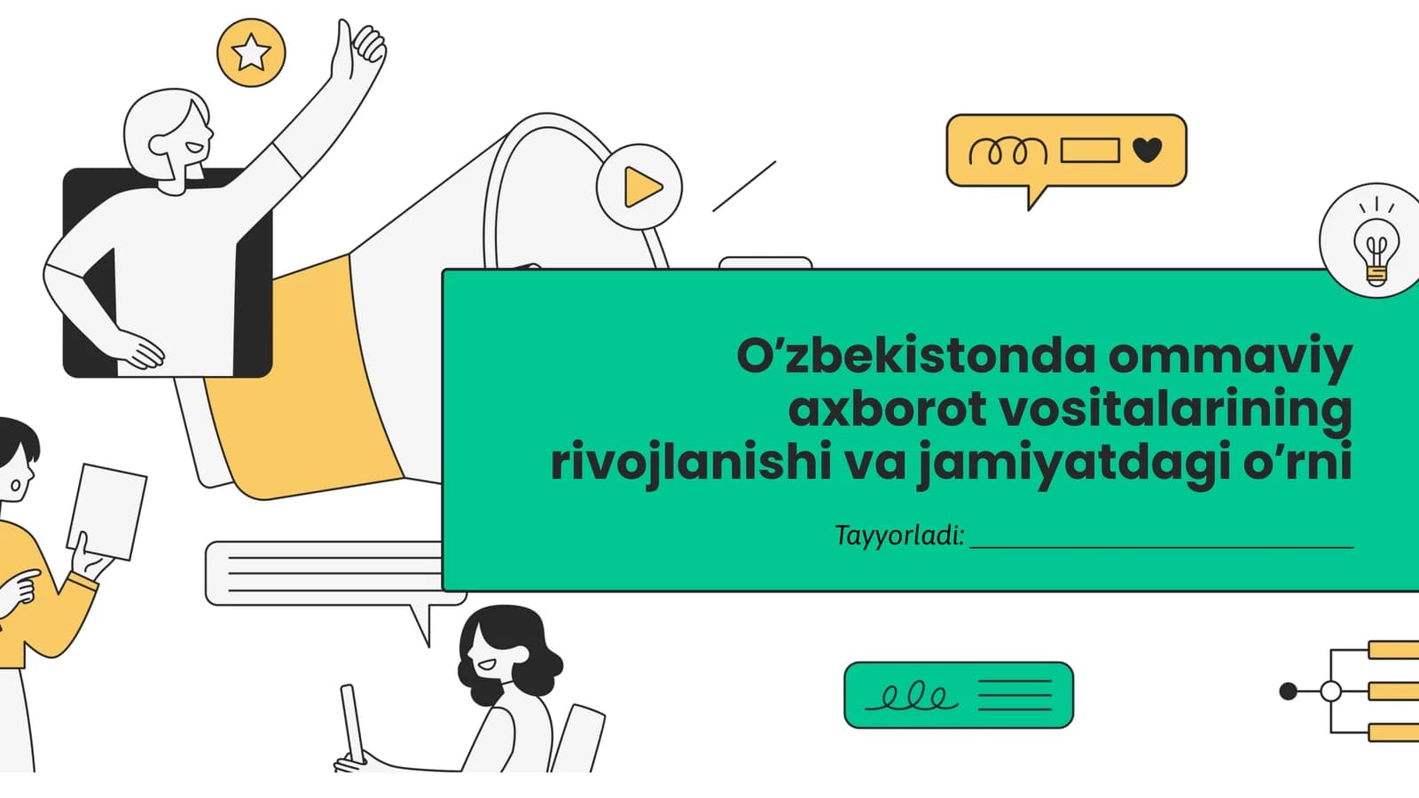 O’zbekistonda ommaviy axborot vositalarining rivojlanishi va jamiyatdagi o’rni