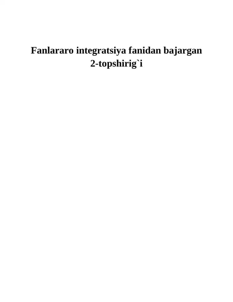 3-sinf uchun matematika va tasviriy sanat fanidan  integratsiyalashgan 1soatli dars  ishlanmasi