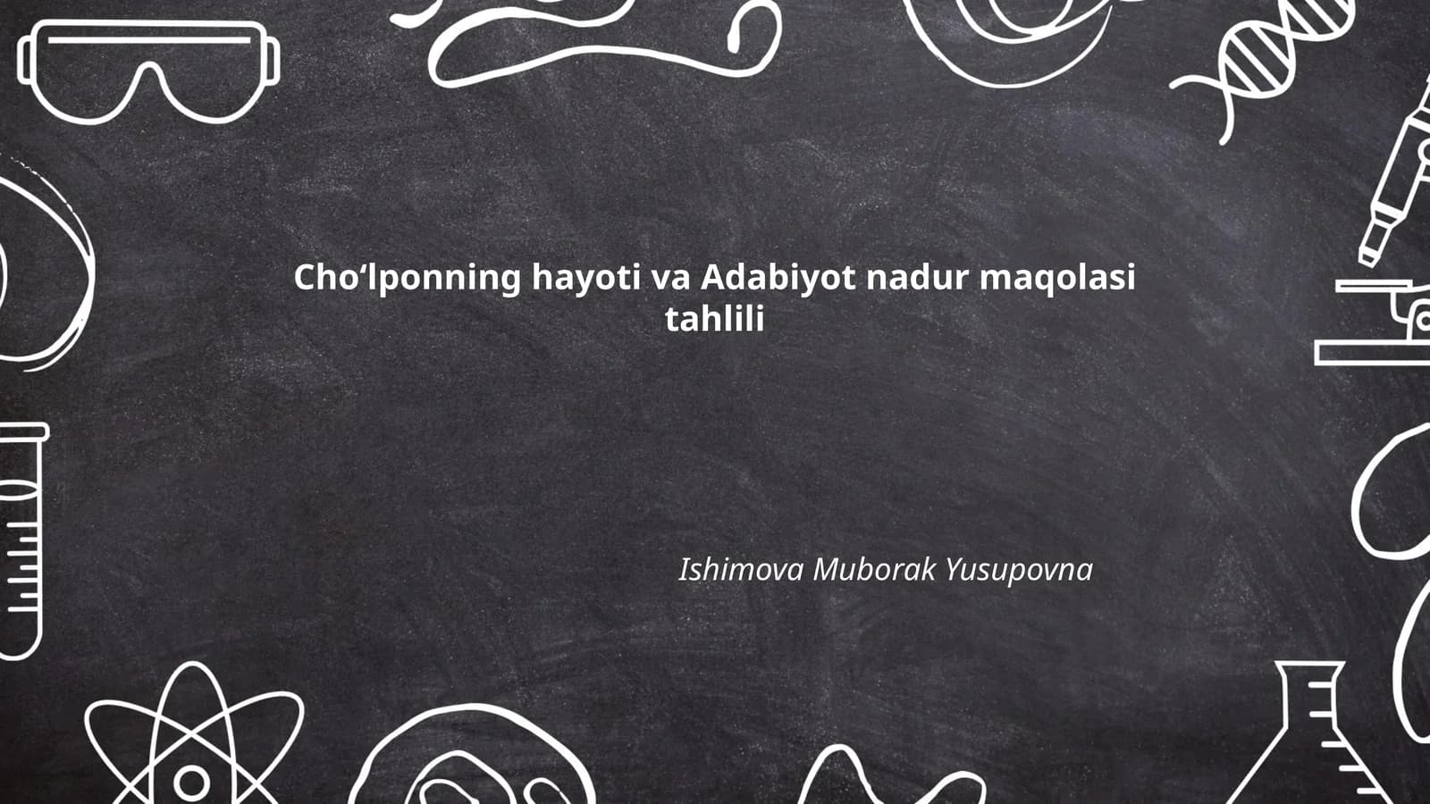 Choʻlponning hayoti va Adabiyot nadur maqolasi tahlili