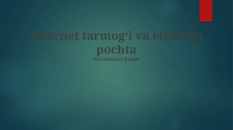 Elektron pochta va Maxfiylik Muammolari