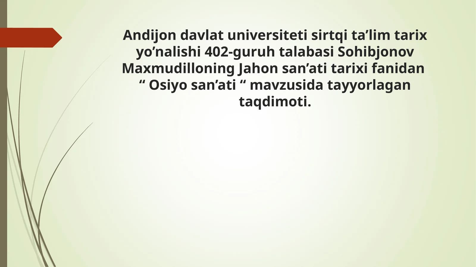 Osiyo san’ati