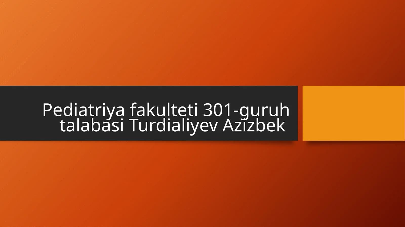 Obliteratsiyalovchi Tomir Kasalliklari