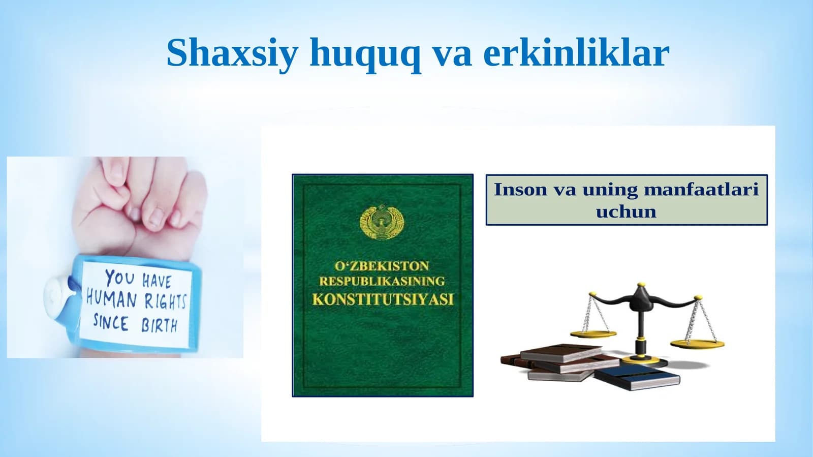 Shaxsiy huquq va erkinliklar