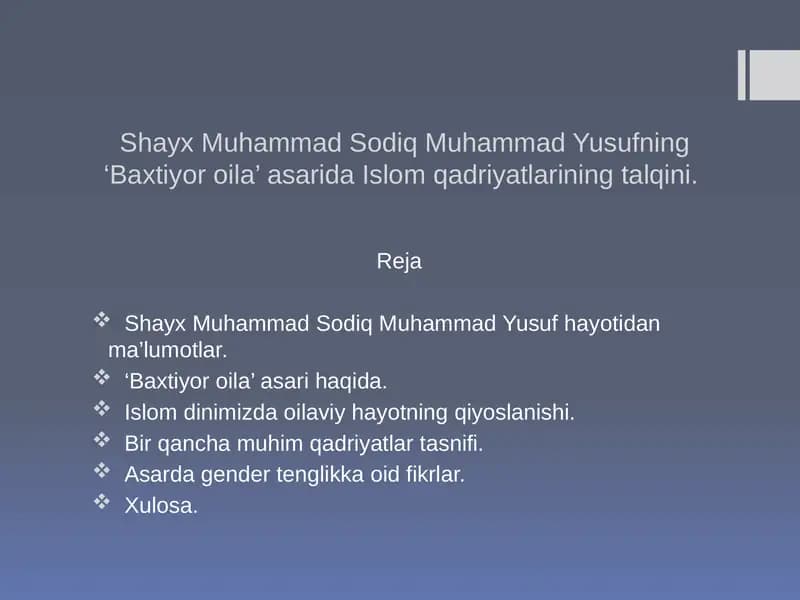 Baxtiyor oila