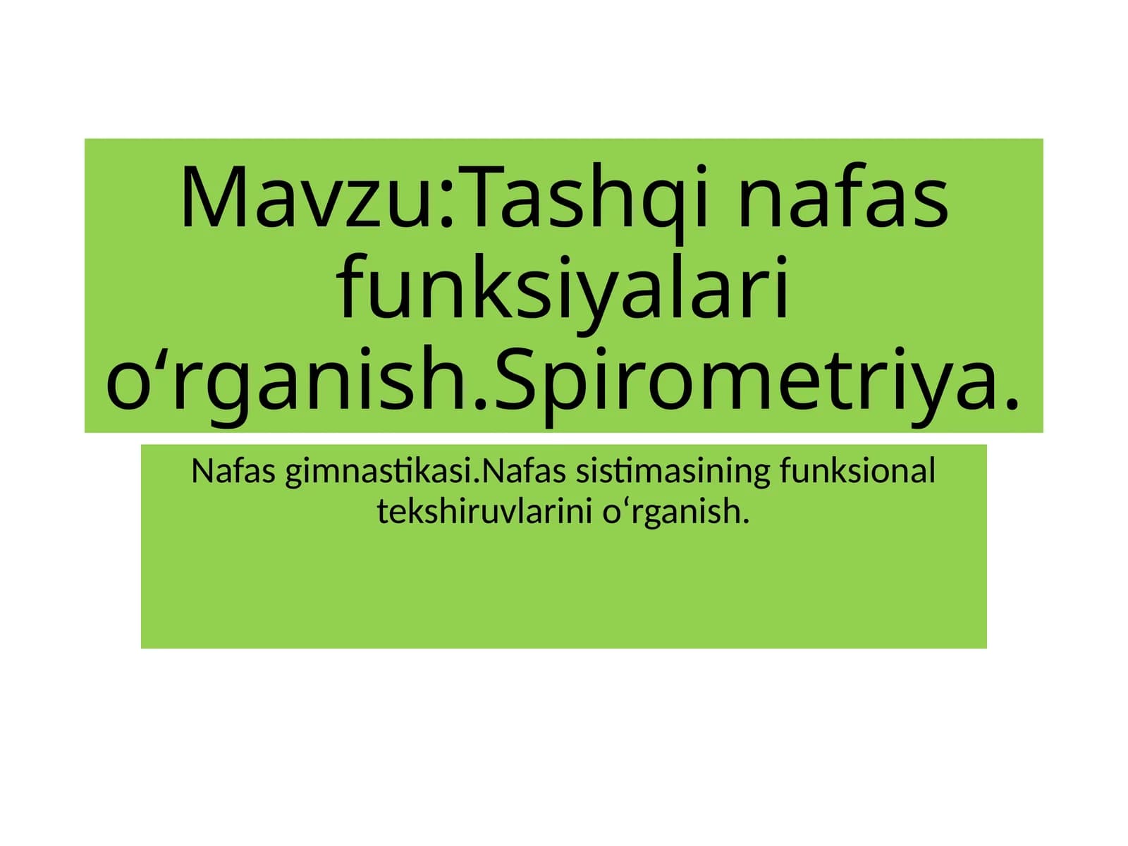 Tashqina Funksiyalari O'rganish