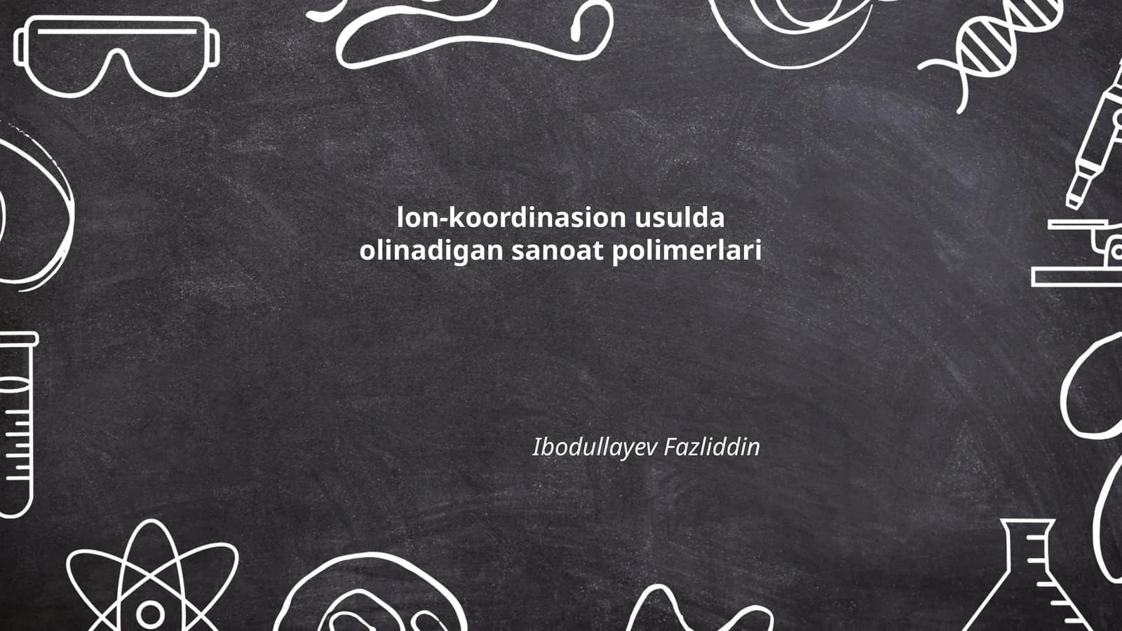 Lon-koordinasion usulda olinadigan sanoat polimerlari