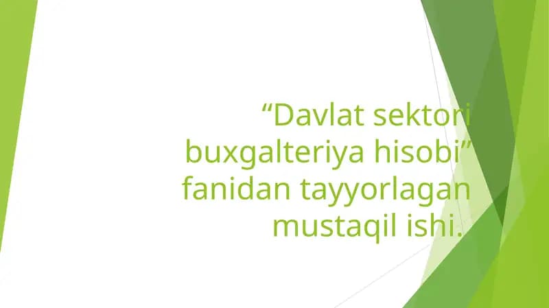 Byudjet tashkilotlarining byudjetdan tashqari mablag'lari hisobi