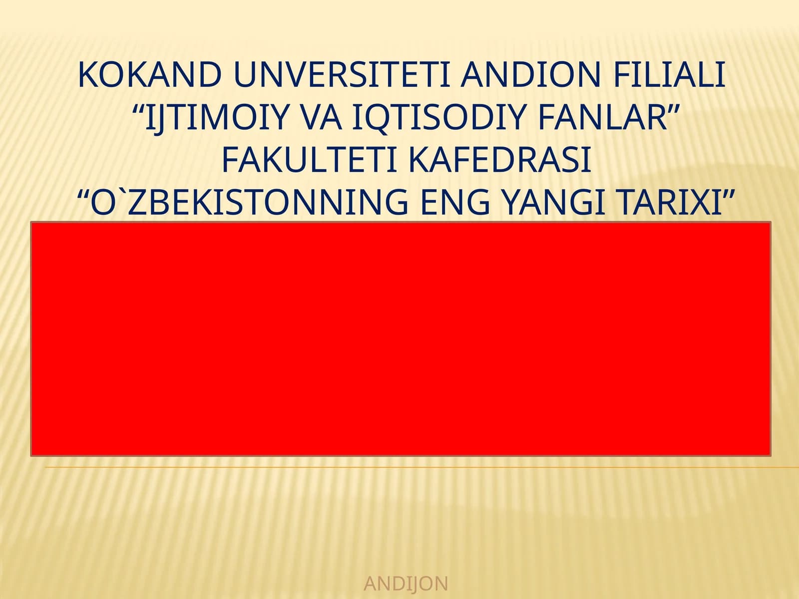 9-mavzu.O‘zbekiston Respublikasida ta’lim sohasida amalga oshirilgan islohotlar
