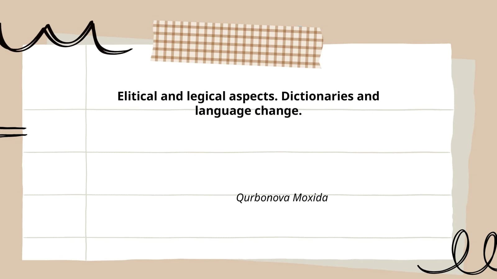 Elitical and legical aspects. Dictionaries and language change