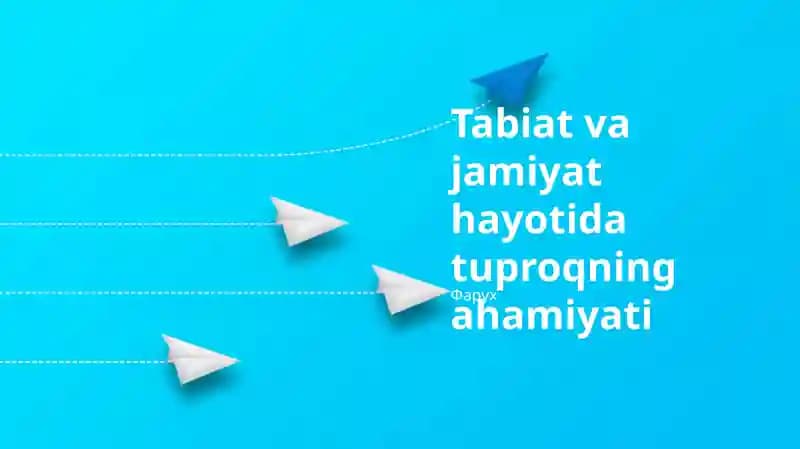 Tuproqning ahamiyati