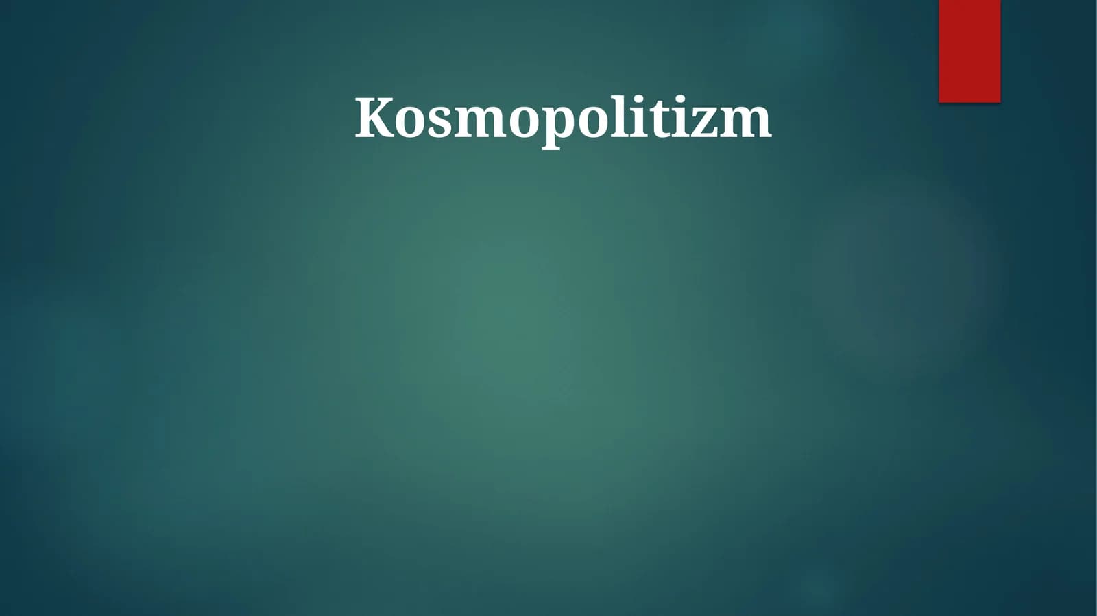 Kosmopolitizm