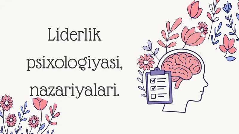 Liderlik psixologiyasi