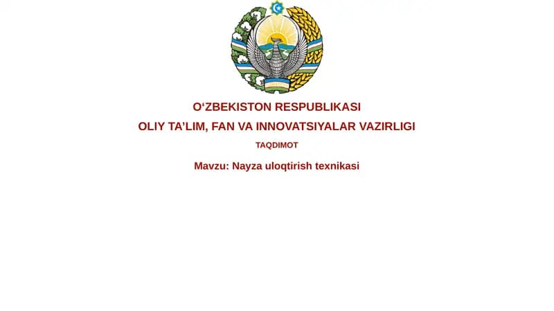 Nayzauloqtirishtexnikasi