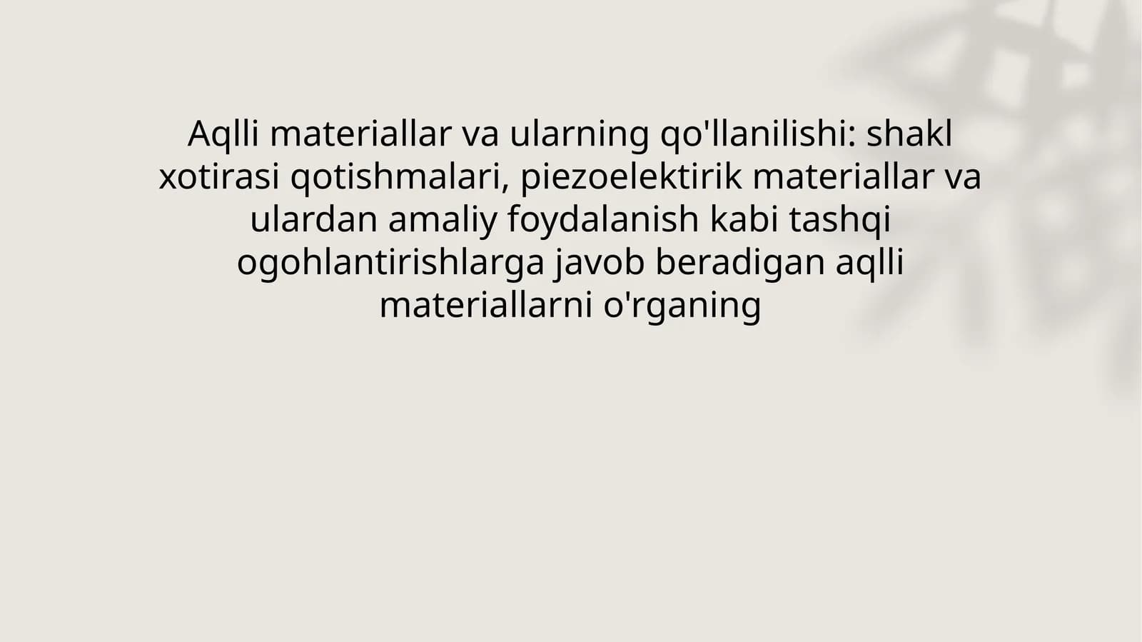 Piezoelektirik materiallar va ulardan foydalanish