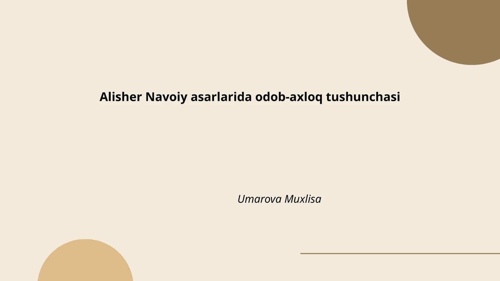 Alisher Navoiy asarlarida sabr-matonat