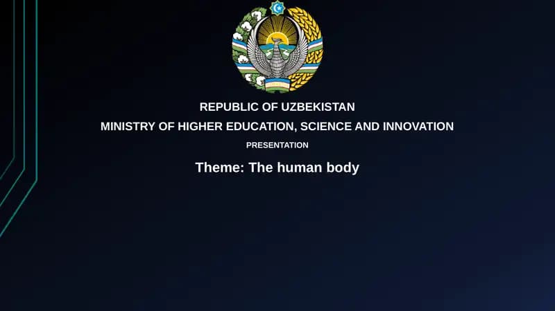 The human body