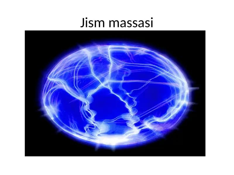 Jism massasi prezentatsiya