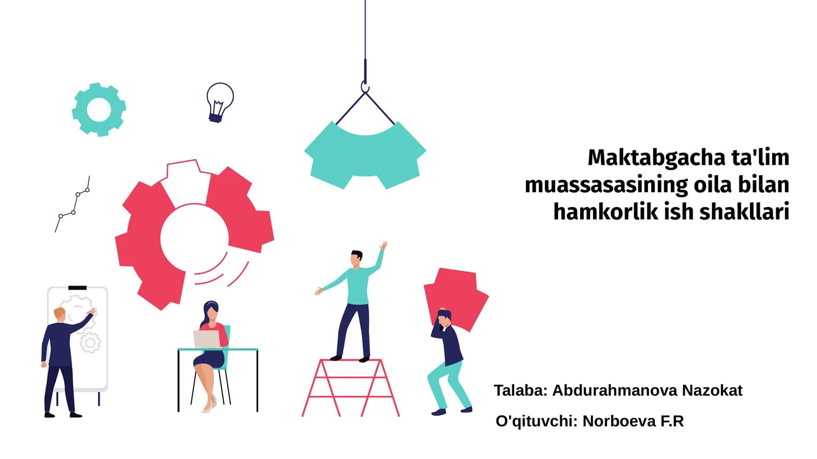Maktabgacha ta'lim muassasasining oila bilan hamkorlik ish shakllari