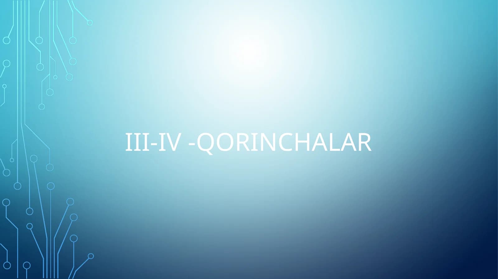 III-IV - QORINCHALAR