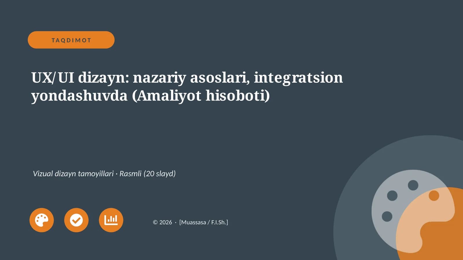 UX/UI dizayn: nazariy asoslari, integratsion yondashuvda