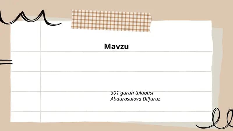 Mavzu tanlash mezonlari