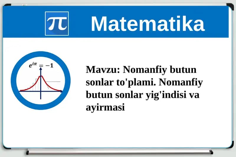 Nomanfiy butun sonlarni to'plami