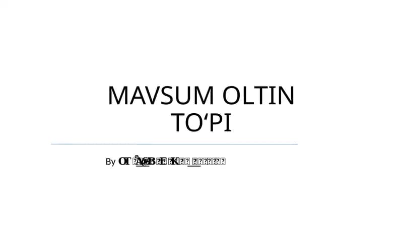 Oltin To'p