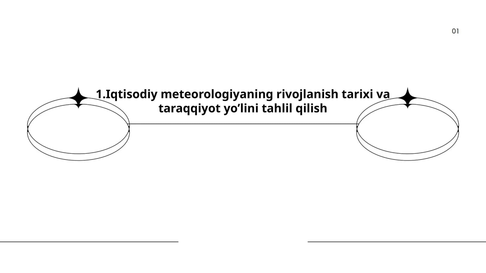 Iqtisodiy meteorologiyaning rivojlanish tarixi va taraqqiyot yo’lini tahlil qilish