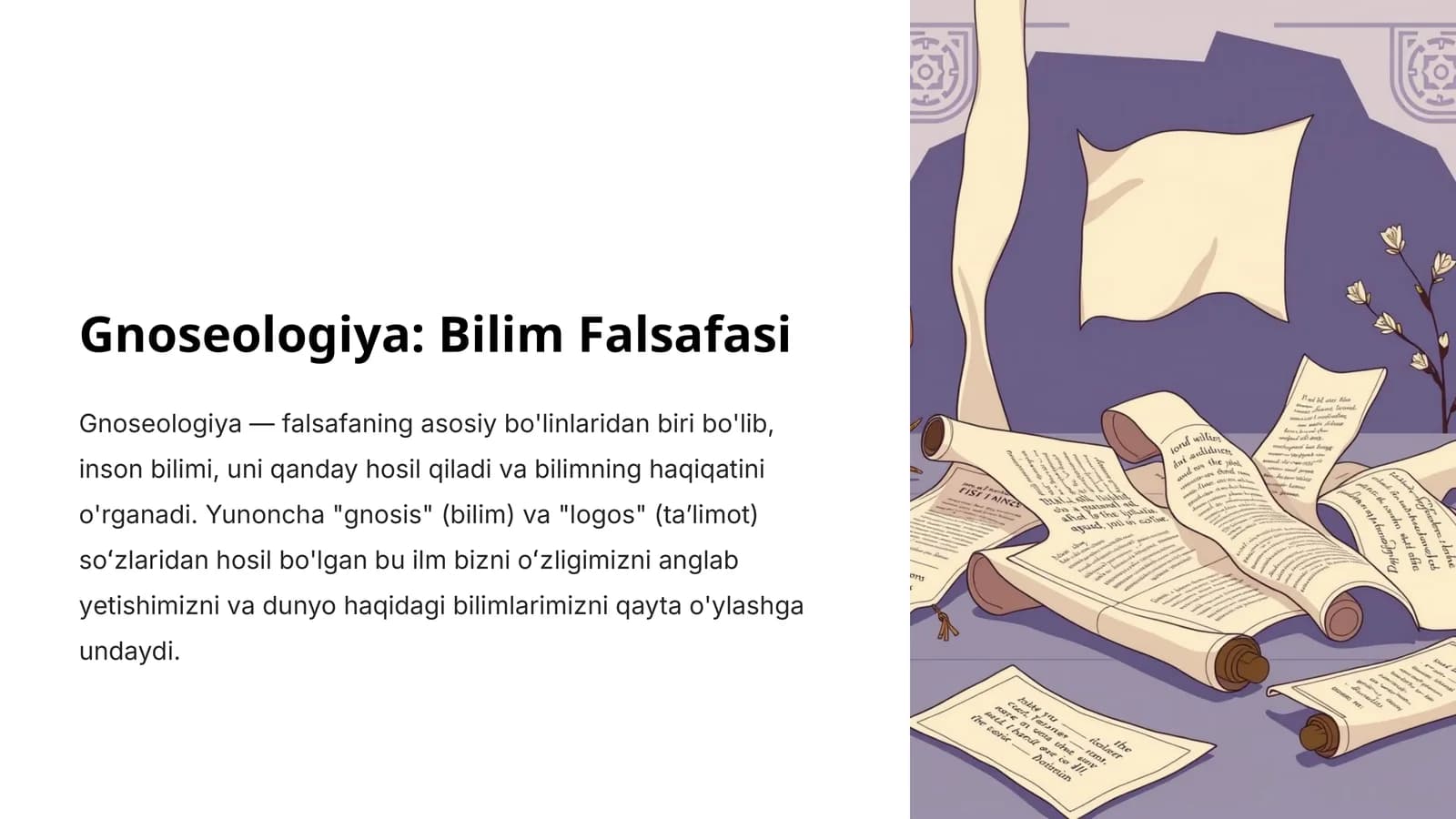 Gnoseologiya: Bilim Falsafasi