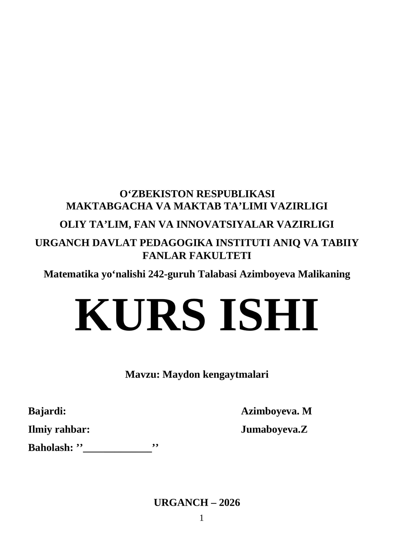 Maydon kengaytmalari