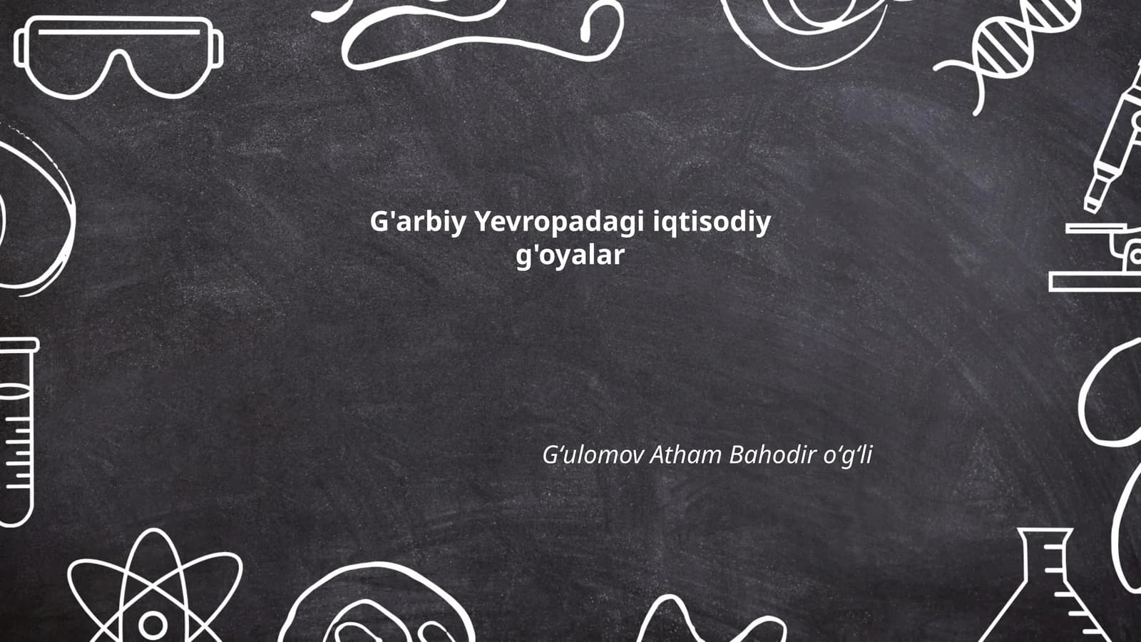 G'arbiy Yevropadagi iqtisodiy g'oyalar
