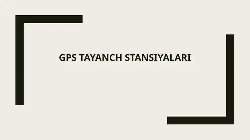 GPS tizimining asosiy prinsiplari va ishlash mexanizmlari
