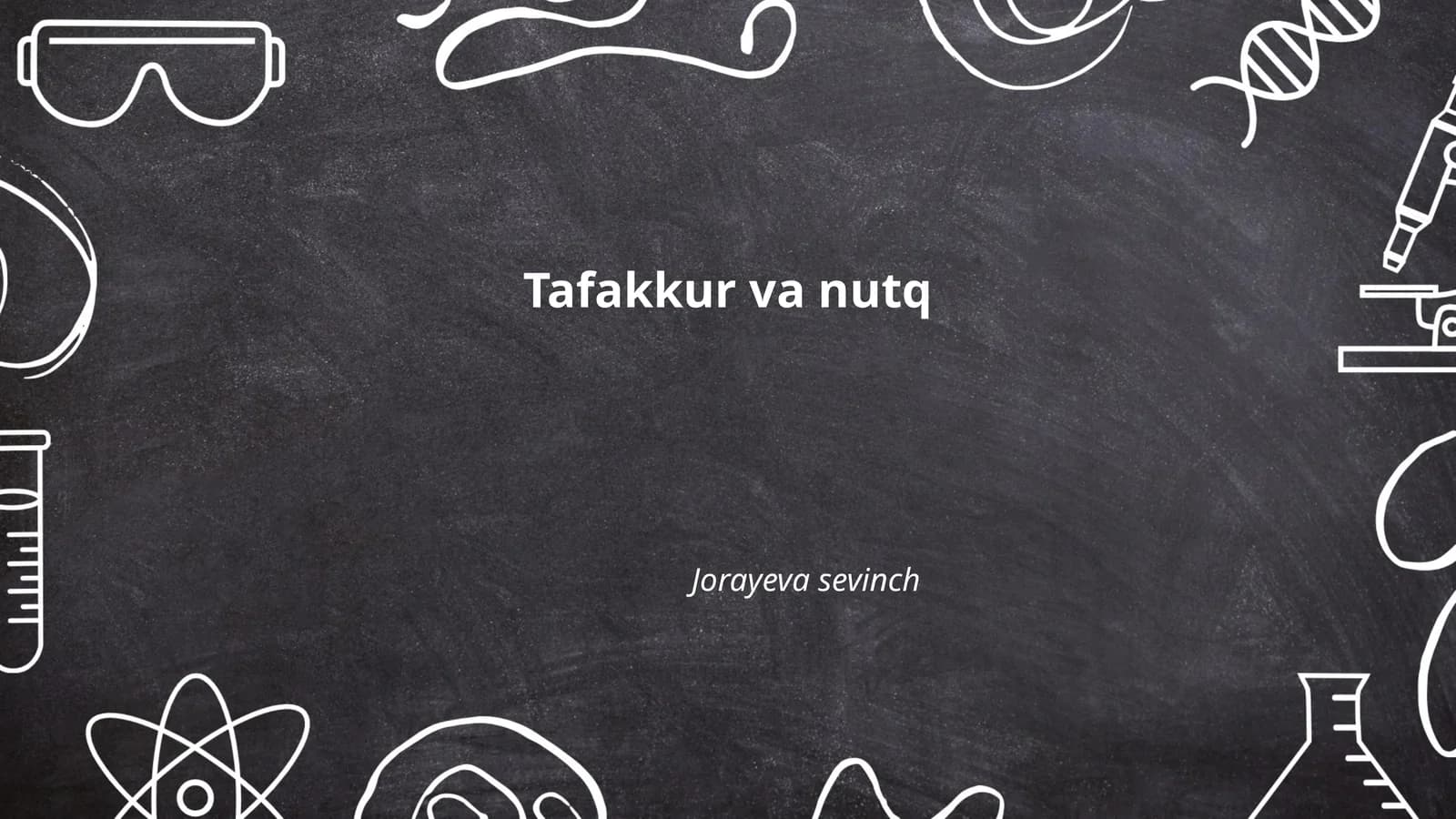 Tafakkur va Nutq
