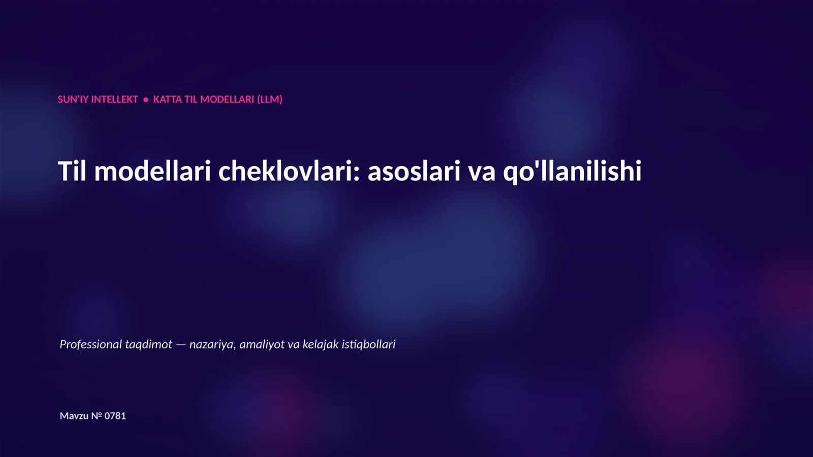 KATTA TIL MODELLARI (LLM)