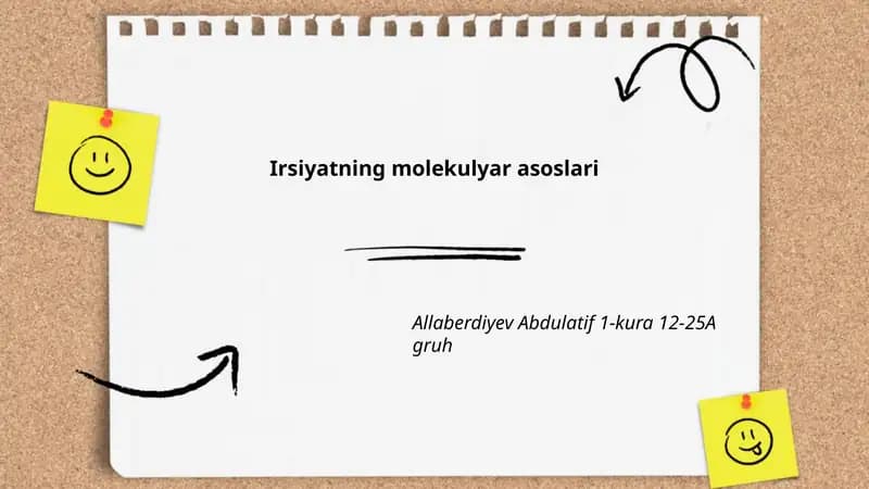 Irsiyat va salomatlik