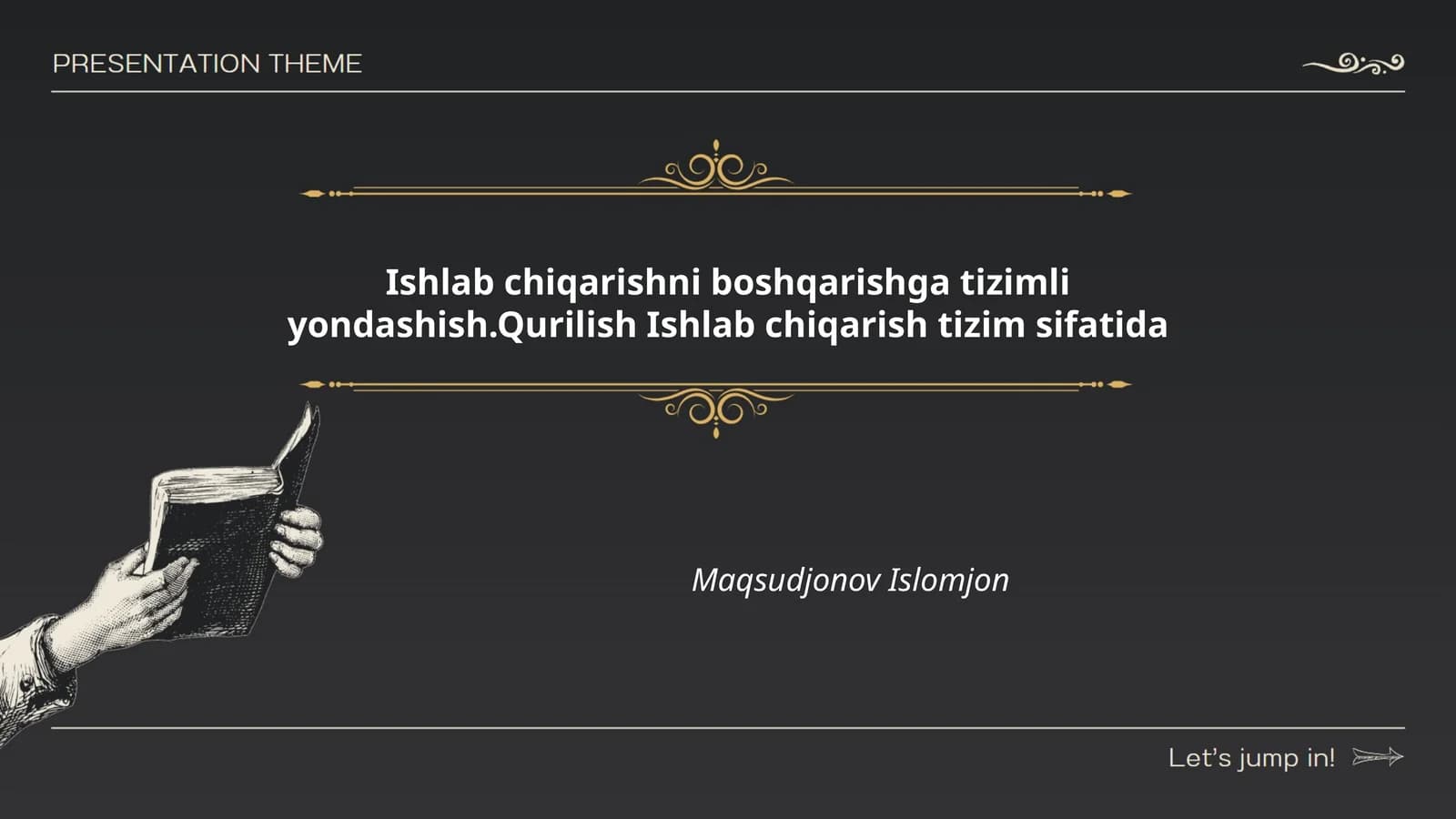 Qurilish Ishlab chiqarishni boshqarish tizimi
