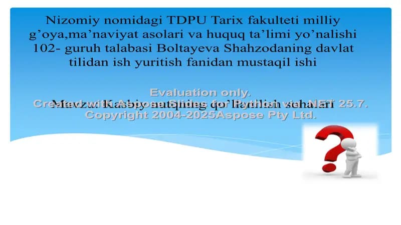 Kasbiy nutqning qo’llanilish sohalari